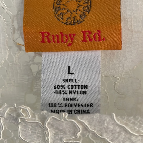 Ruby Red Lace Top - Picture 4 of 5